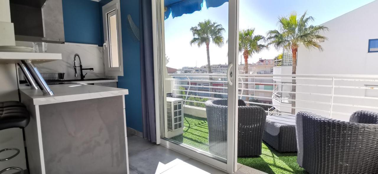 Cannes Pointe Croisette Studio Plage 2 Min A Pieds Extérieur photo